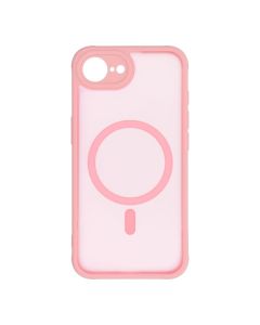 FULL MATTE MAG COVER case compatible with MagSafe for IPHONE 16E (SE 4 2025) light pink