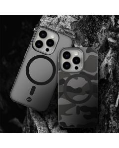 FORCELL F-PROTECT Levels with Dual Layer 4D technology  Military Drop-Test compatible for SAMSUNG S25 PLUS smoky black