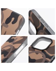 FORCELL F-PROTECT Levels with Dual Layer 4D technology  Military Drop-Test compatible with MagSafe for SAMSUNG S25 ULTRA desert camo