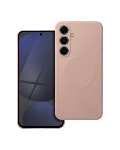 SILICONE MAG COVER case compatible with MagSafe for SAMSUNG A54 pink