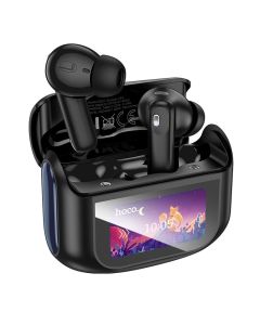 HOCO wireless earphones bluetooth with touch screen TWS ANC + ENC EQ21 midnight black