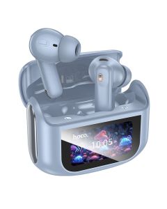 HOCO wireless earphones bluetooth with touch screen TWS ANC + ENC EQ21 blue star