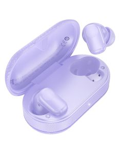 HOCO wireless earphone bluetooth TWS EQ19 purple