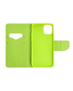 FANCY Book case for SAMSUNG A26 navy / lime