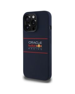 RED BULL case for IPHONE 14 Pro compatible for MagSafe RBHMP14L24SIHSRV (Silicone Horizontal Centered Logo) navy