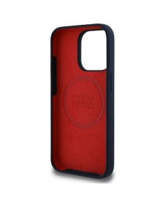 RED BULL case for IPHONE 15 Pro compatible for MagSafe RBHMP15L24SIHSRV (Silicone Horizontal Centered Logo) navy
