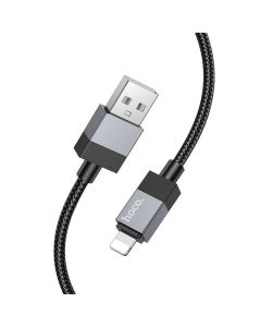 Cable USB A to Lightning Hoco 2 4A 1 m X110 black