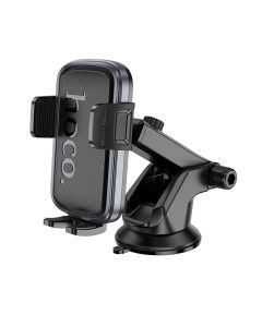 Gravity car phone holder Hoco dashboard H81 black and gray