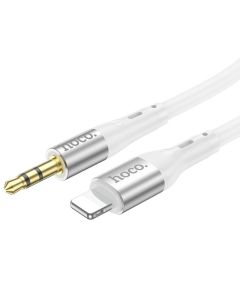 Cable AUX Jack 3 5 mm to Lightning Hoco 1 m UPA22 white