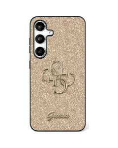 GUESS case for SAMSUNG S25 Plus GUHCS25MHG4SGD (Fixed Glitter Big 4G) gold
