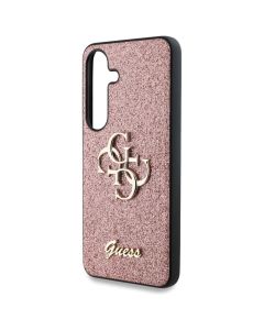 GUESS case for SAMSUNG S25 GUHCS25SHG4SGP (Fixed Glitter Big 4G) pink