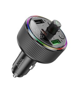 HOCO car transmitter FM bluetooth 2 x USB A + Type C PD QC3.0 30W E82 black
