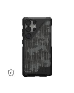 UAG Urban Armor Gear case METROPOLIS LT MAGNET with built-in magnet for SAMSUNG S25 Ultra 5G micro hex camo graphite