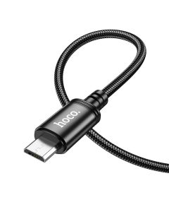Cable USB A to Micro USB Hoco 2 4A 2 m X89 black