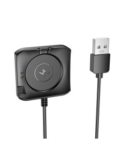 Charging cable for smartwatch Hoco 0 6 m Y28 black