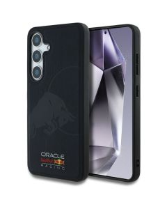 RED BULL futerał do SAMSUNG S25 Ultra RBHMS25L24PUBUFV (Magnetic Meshed PU W/ Debossed Bull) navy