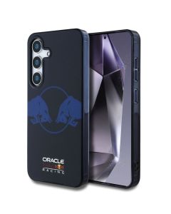 RED BULL futerał do SAMSUNG S25 RBHMS25S24HIDBV (Magnetic IML Transparent PC Two Bulls) navy