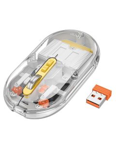 Wireless mouse Hoco 2 4G 1600 dpi dual mode bluetooth GM35 space gray