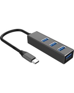 ART adapter HUB 4in1 Type C HUB USBC-USB3 OEM-C15 black