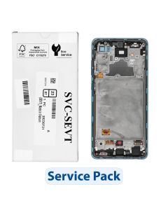 ServicePack LCD Display for SAMSUNG A72 4G A725F GH82-25460B Blue
