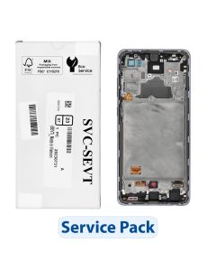 ServicePack LCD Display for SAMSUNG A72 A725F GH82-25460C Purple