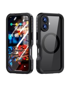 Case for iPhone 16 Shellbox GT waterproof MagSafe compatible black