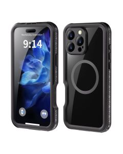 Case for iPhone 16 PRO MAX Shellbox GT waterproof MagSafe compatible black