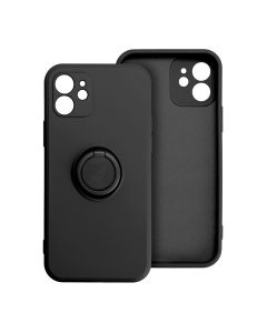 SILICONE RING case for IPHONE 16e (SE 4 2025) black