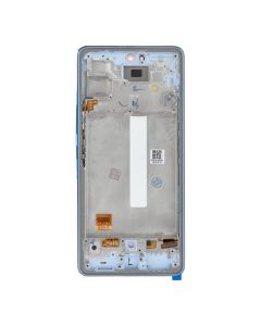 LCD Display for SAMSUNG A53 A536 HARD OLED with frame blue