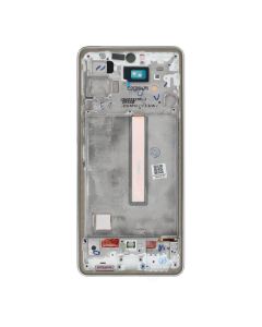 LCD Display for SAMSUNG A53 A536 HARD OLED with frame silver