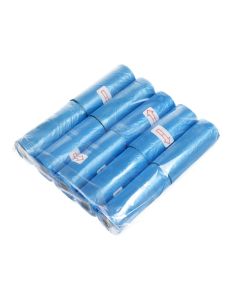 Plastic bags for dog excrement 10 rolls blue