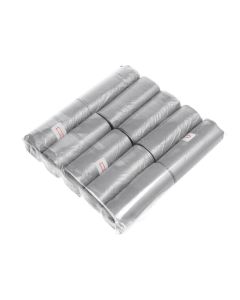 Plastic bags for dog excrement 10 rolls silver