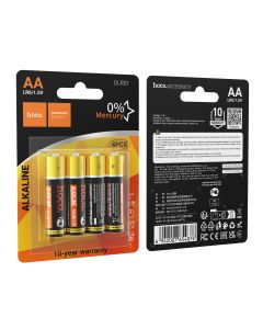 Alkaline battery R6 (AA) Hoco DLR01 4 pcs