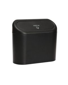 Car rubbish storage bin black