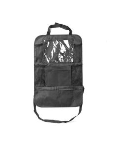 Car organizer for front seats with compartments BY-1298 black