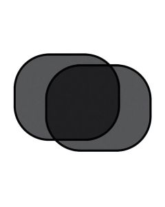 Car sun visor with suction cups for rear windows black