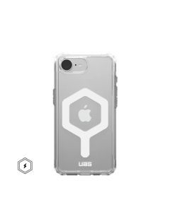 UAG Urban Armor Gear case PLYO compatible with MagSafe for IPHONE 16e ice/white