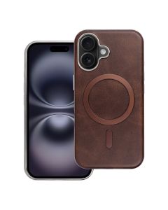GENTLEMAN MAG COVER Case compatible with MagSafe for IPHONE 16 PRO brown
