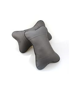 Car headrest pillow grey