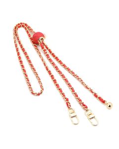 Chain / Rope with holder GLAMOUR fit all models 80mm max width RED