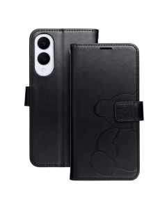 MEZZO Book case for SAMSUNG S25 Edge teddy bear black
