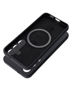 Case SILICONE 2mm for SAMSUNG S25 Plus compatible with MagSafe black