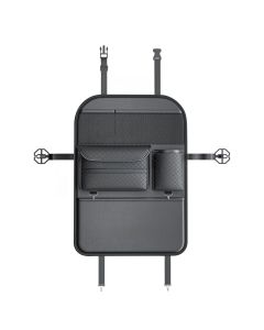 Car organizer for front seats with compartments D03 black