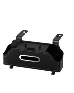 Car organizer for front seats with compartments SN-517 black