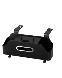 Car organizer for front seats with compartments OXFORD black