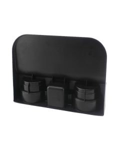 Triple cup holder black