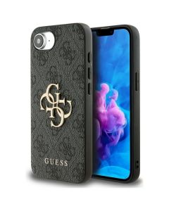 GUESS case for IPHONE 16e (SE 4 2025) GUHCPSE44GMGGR (4G PU Big Logo) black