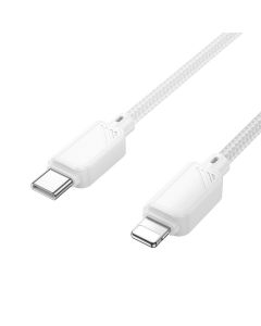 Cable USB C to Lightning Hoco PD 27W 1 m X113 white