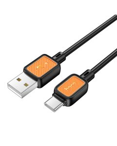 Cable USB A to USB C Hoco 3A 1 m X108 black