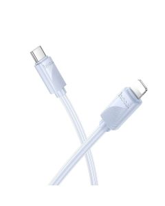 Cable USB C to Lightning Hoco PD 27W 1 m X114 blue